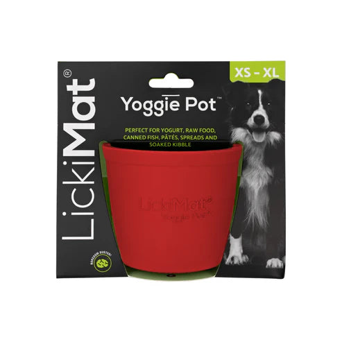 LickiMat Yoggie Pot, Enrichment toys for dogs, Treat toys for dogs, Lickimat for dogs, Lickimat, Pet Essentials Warehouse