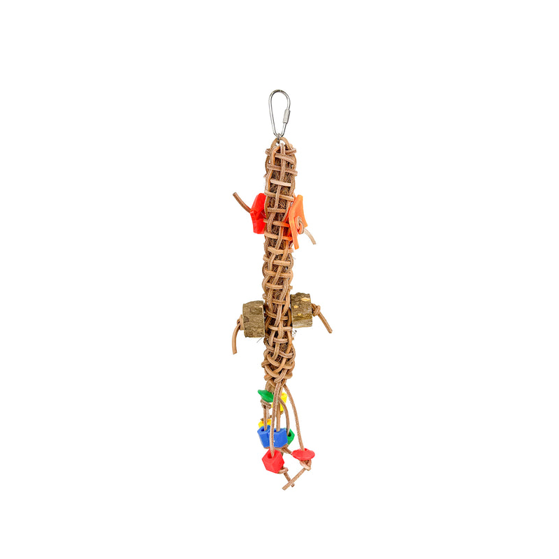 Avian Care Leather Weave Kabob, Bird toys, Toys for birds, Interactive toy for birds, Pet Essentials Warehouse