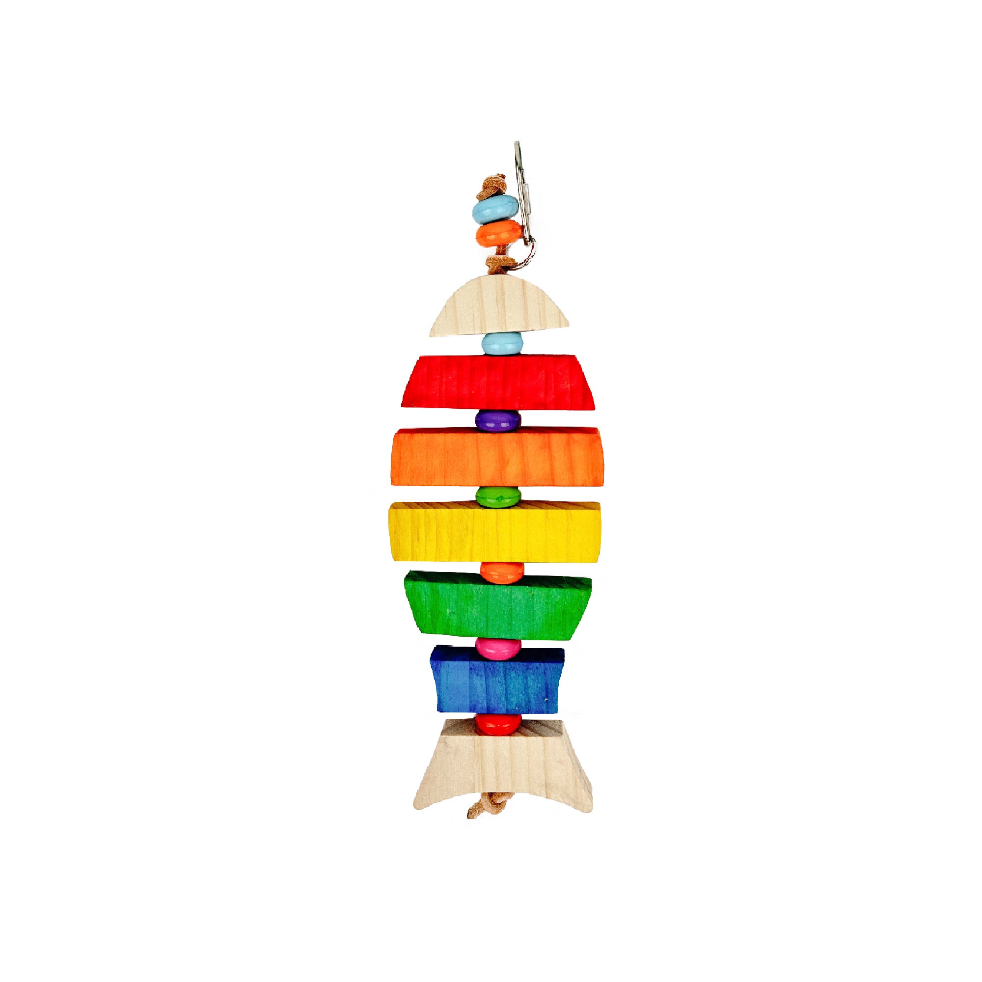 Avian Care Rainbow Spinning Fish, Spinning fish bird toy, Toy for birds, bird toys, Pet Essentials Warehouse