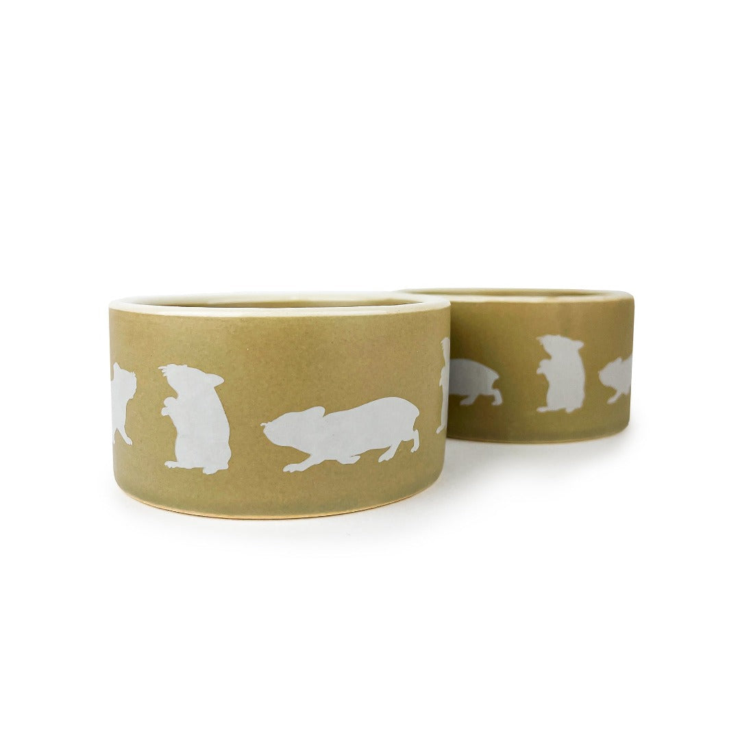 Pipsqueak Bowl Ceramic Critter Mini, Small Pet Bowl, Rat small bowl, Small pet bowl, Pet Essentials Warehouse