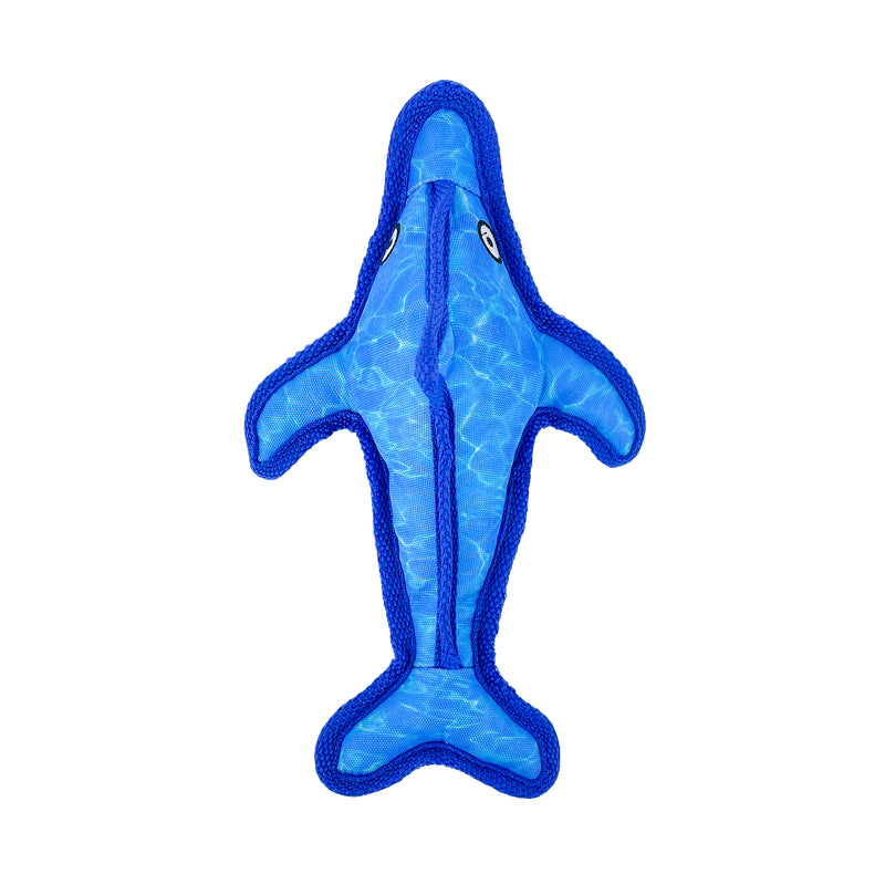 Ruff Play Plush Shark Blue, Ruffplay dog toy, Shark dog toy, Plus ruff play dog toy, Pet Essentials Warehouse