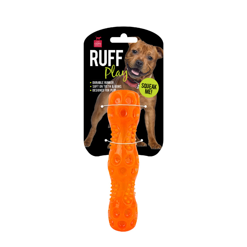 Ruff Play Durable Squeak Stick, Squeak me dog toy, Ruff play dog toy, Stick dog toy, Pet Essentials Waerehouse