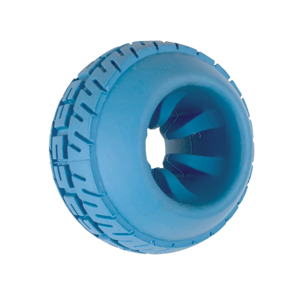 Ruff Play Treat Ring blue dog toy, pet essentials warehouse