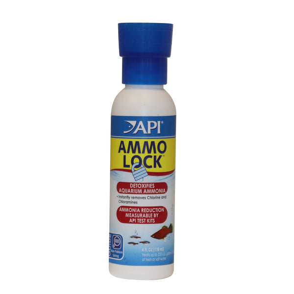 API Ammo Lock 118ml bottle, api ammonia detoxifier, pet essentials warehouse