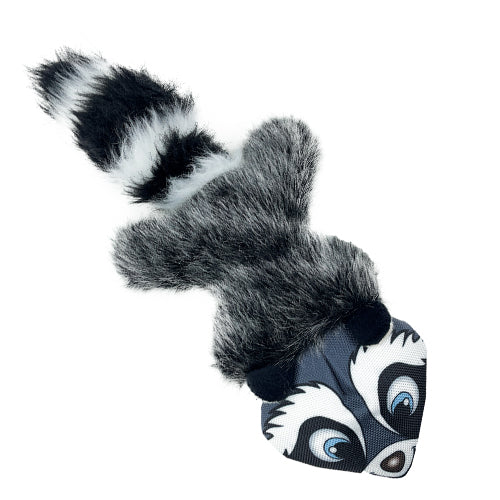 Snuggle Friends Reggie Raccoon 37cm Dog Toy, Plush Raccoon dog toy with squeaker, pet essentials warehouse
