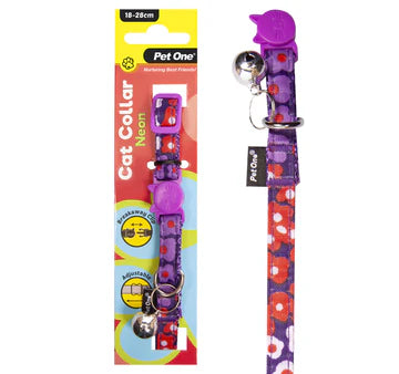 Pet One Cat Collar Neon, Cat collars, Collars for cats, Pet One cat collars, Neon cat collars, Pet Essentials Warehouse