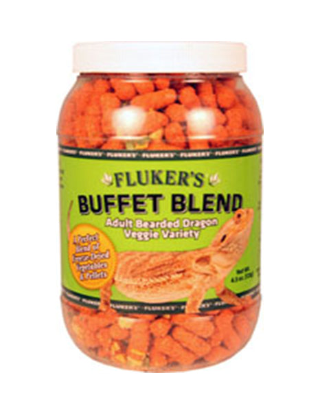 Flukers Buffet Veggie Adult Bearded Dragon, Barded Dragon food, Veggie food, Pet Essentials Warehouse