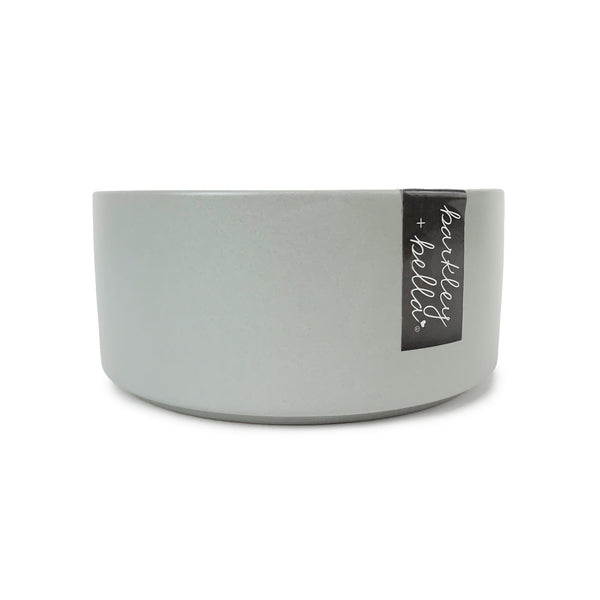 Barkley & Bella Ceramic Zen Grey Bowl