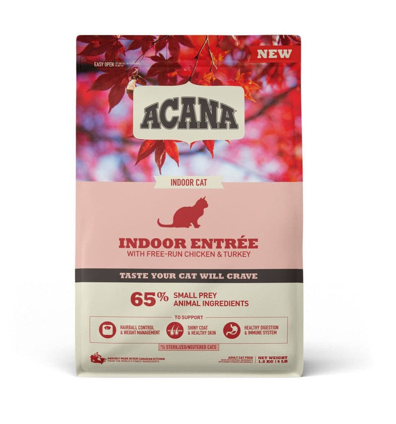 Acana Indoor Entree Dry Cat Food 1.8kg, Pet Essentials Warehouse, 