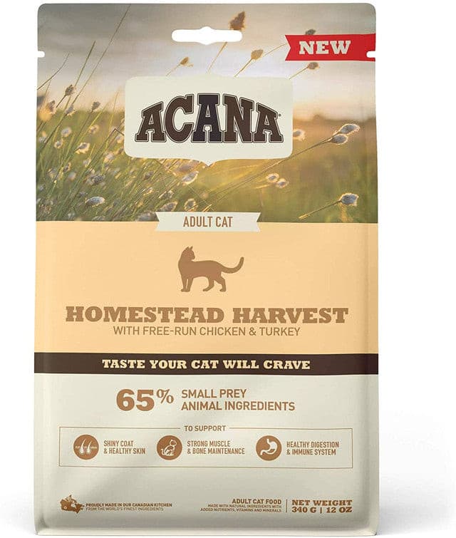 Acana Homestead Harvest Dry Cat Food 340g, pet essentials