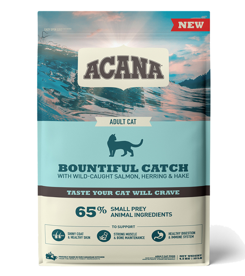 Acana Cat Bountiful Catch 4.5kg, Pet Essentials Warehouse