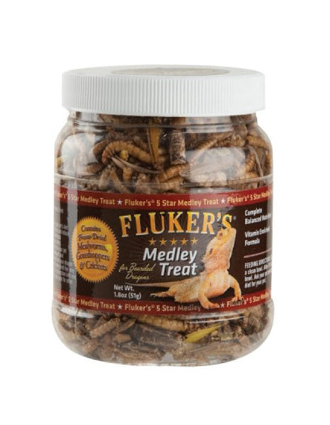 Flukers Freeze Dried Medley Treat Bearded Dragon