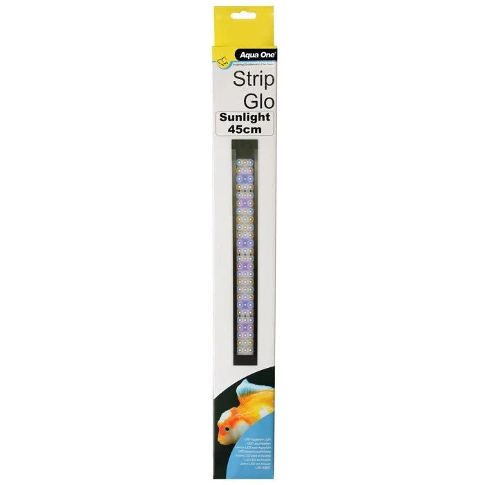 Aqua One LED Reflector StripGlo Sunlight, Sunlight light for fish tanks, Strip Glo, Fish Tank light, LED Light for fish tanks, Pet Essentials Warehouse