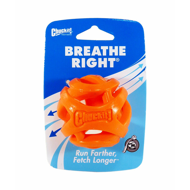 Chuckit! Breathe Right Ball medium single pack, pet essentials warehouse