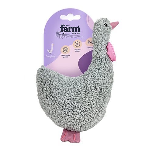 Eco Farm Friends Goosey Lucy Dog Toy, Pet Essentials Warehouse
