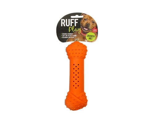 Ruff Play Crunchy Knot Bone orange large, pet essentials warehouse, pet city