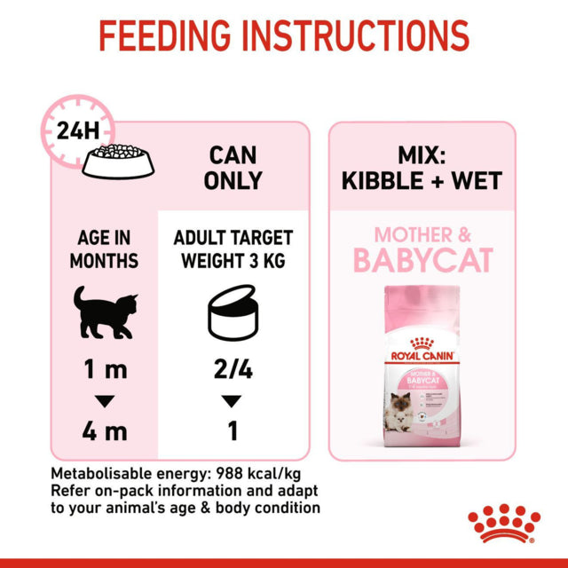 Royal Canin Mother and Baby Mousse, Baby Kitten food, Mother and Baby food, Royal Canin Wet food, Pet Essentials Warehouse