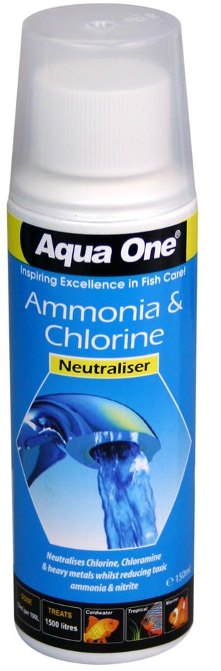 Aqua One Ammonia Remover & Chlorine Neutraliser, Aqua One, Ammonia and Chlorine, Pet Essentials Warehouse