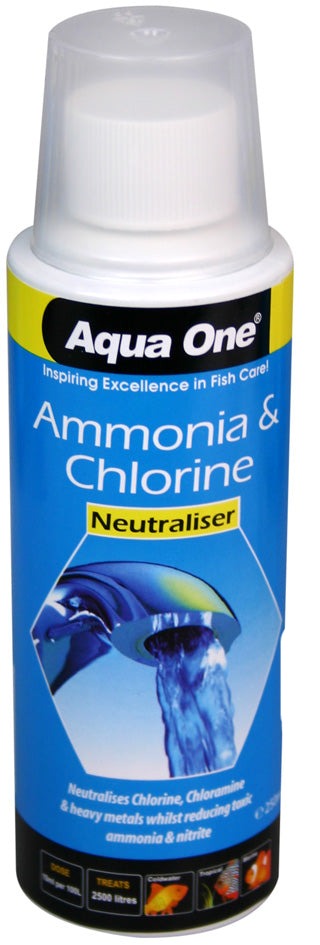 Aqua One Ammonia Remover & Chlorine Neutraliser, Aqua One, Ammonia and Chlorine, Pet Essentials Warehouse