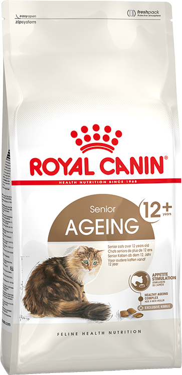 Royal Canin Ageing 12+, Aging cat food, Cat food for senior cats, Old cat, cat food, 12 years plus cat food, Pet Essentials Warehouse