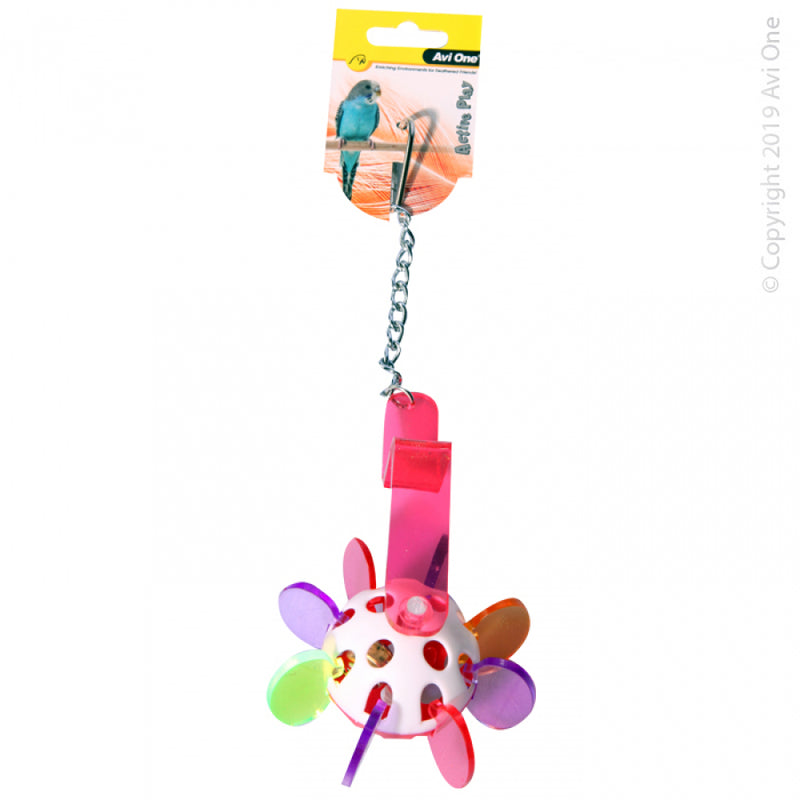Avi One Propeller with Bell Bird Toy, Pet Essentials Warehouse, The Parrot Place, Pet Central