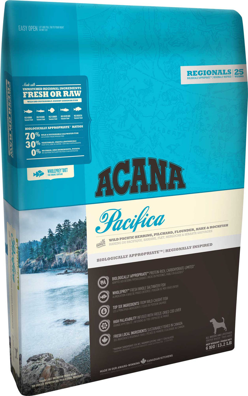 Acana Regionals Pacifica Dry Dog Food 6kg, pet essentials warehouse