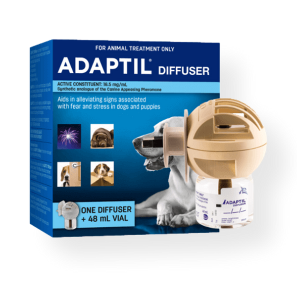 Adaptil Calm Home Diffuser And Refill, aids with stress and fear in dogs, puppies and dogs stress, Diffuser, Pet Essentials Warehouse