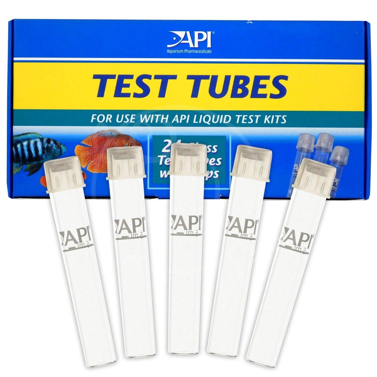 Api Test Kit Rinse Tube API Single Replacement Test Kit Tube & Cap - API Water Test Tubes