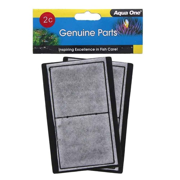 Aqua One Carbon Cartridge Aquastyle AR510 2 Pack (2C), Parts for fish tank, Filter replacement, Pet Essentials Warehouse
