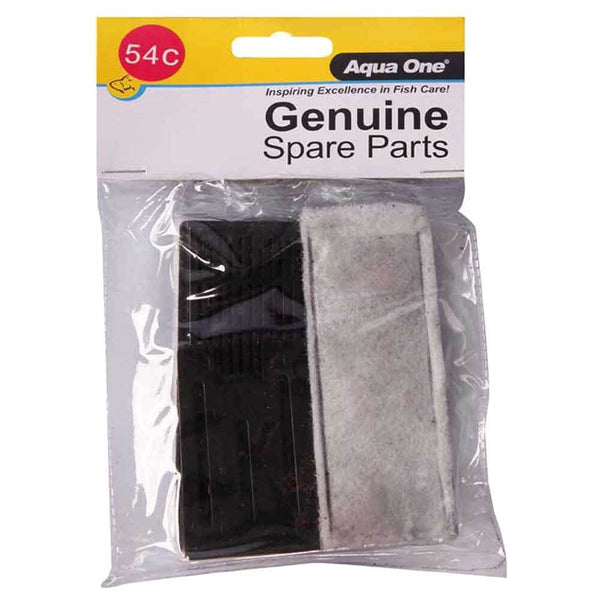 Aqua One Carbon Cartridge Clearview H100 2 Pack (54C), Fish Tank filters, Spare Parts, Pet Essentials Warehouse