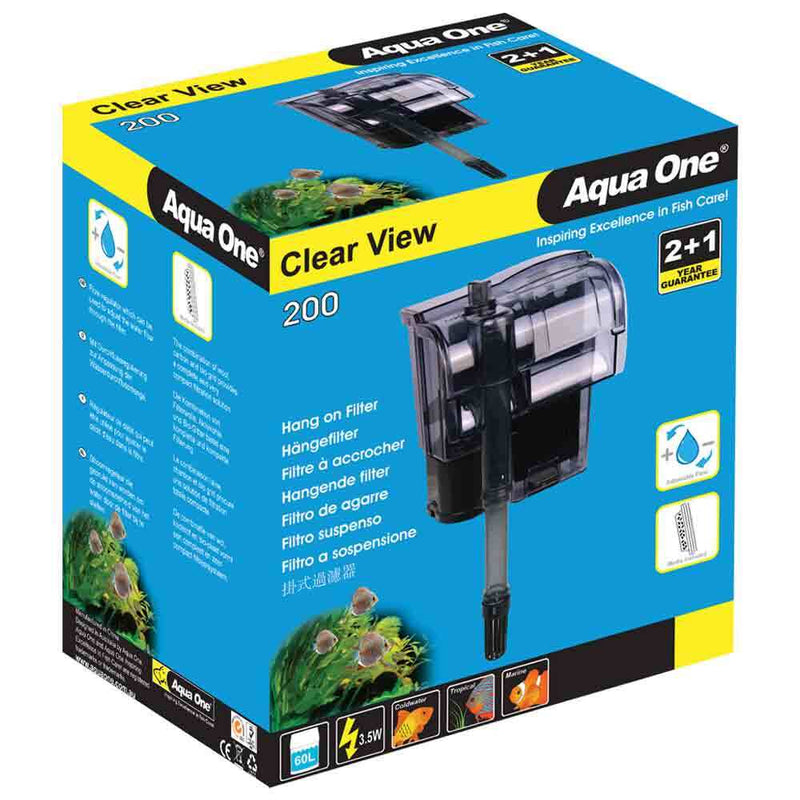 Aqua One Filter Clearview, Clear View 100, Aqua one filters, Aqua one, Pet Essentials Warehouse