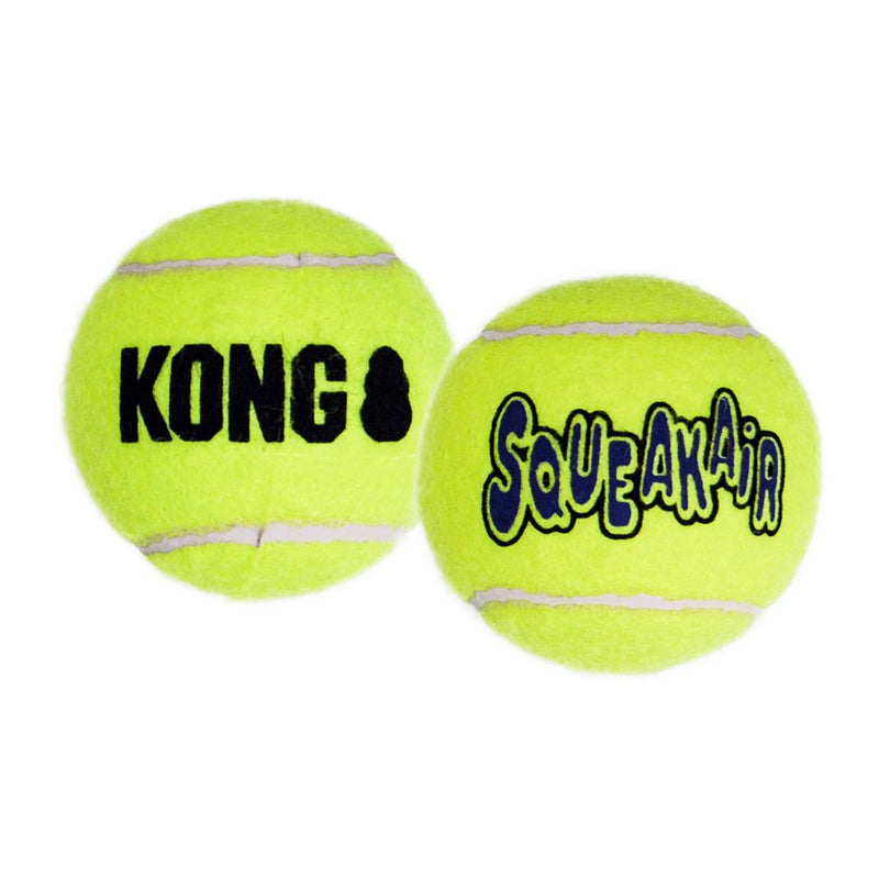 Kong Air Dog Squeaker Small Tennis Ball 3 Pack Dog Toy, Pet Essentials Warehouse