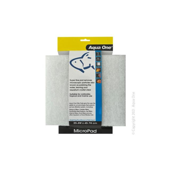 Aqua One Self Cut Filter Micro Pad, Mircopad for aquaone, Pet Essentials Warehouse