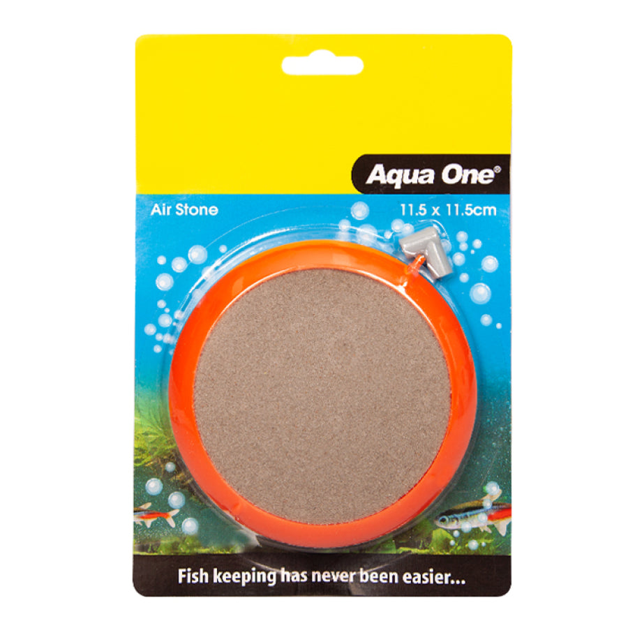 Aqua One Air Stone Encased Air Disc Large 11.5cm, Flat Disc Air stone, pet essentials warehous