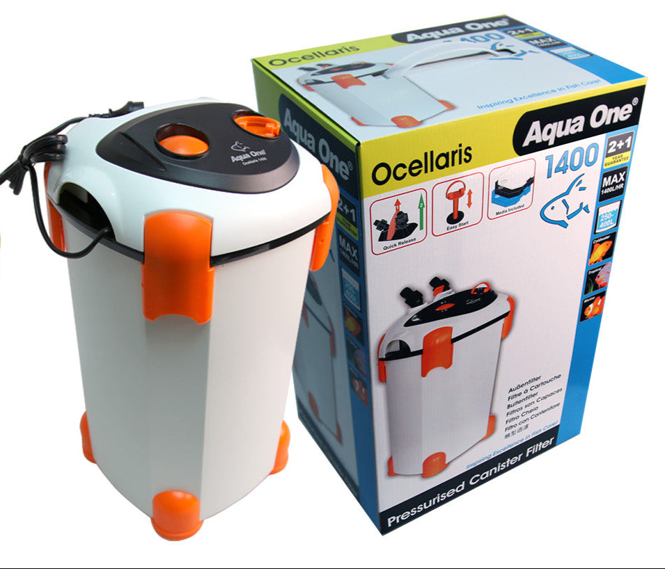 Aqua One Canister Filter 1400 Ocellaris 1400l/hr, Pet Essentials Warehouse, Pet City
