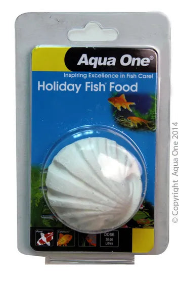 Aqua One Holiday Fish Food Block, Holiday feeder block, feeding block of fish, Pet Essentials Warehouse