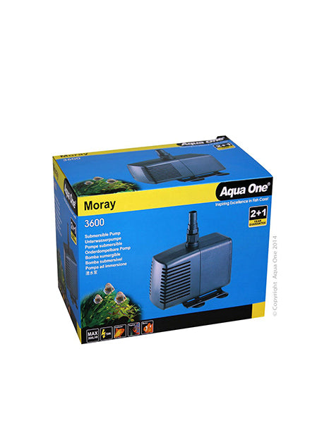 Aqua One Moray Submersible Pump 3600, Pet Essentials Warehouse, Pond Pumps, Pet City