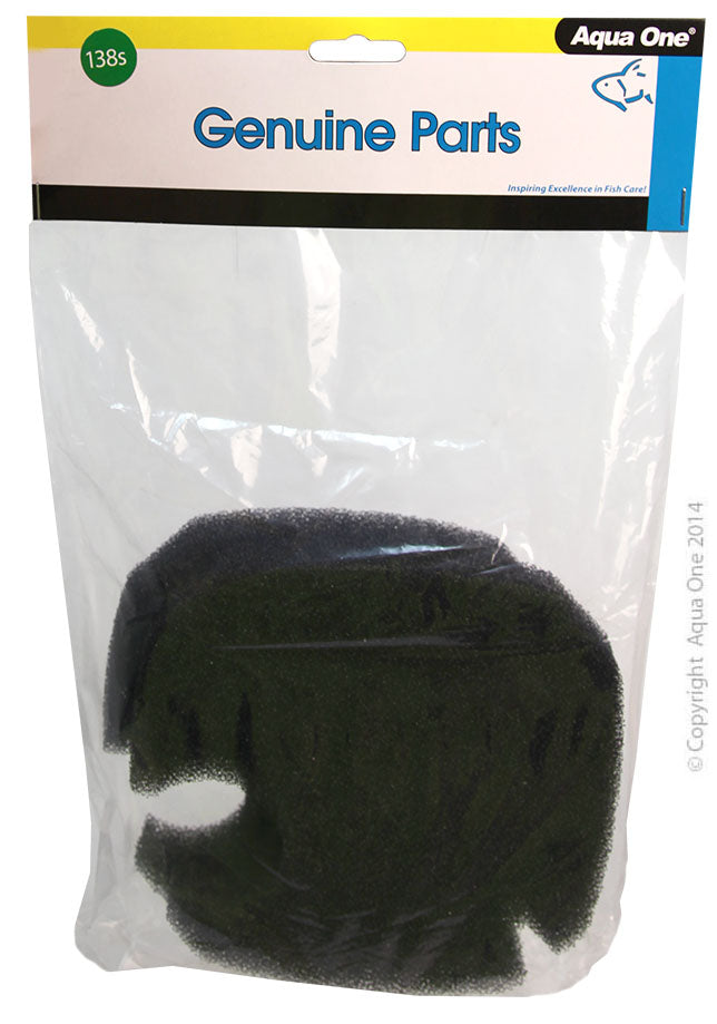 Aqua One Ocellaris 850 & 850-UVC 138S Black Sponge 35ppi, Aqua one canister filter sponge, pet essentials warehouse
