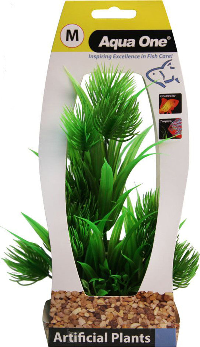 Aqua One Papyrus With Gravel Base Plastic Plant, Pet essentials warehouse