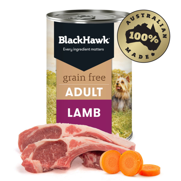 Black Hawk Grain Free Adult Lamb Canned Wet Dog Food, Pet Essentials Warehouse