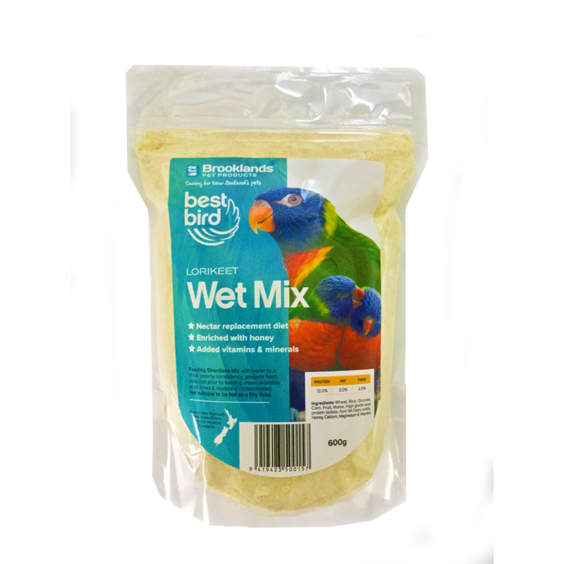 Best Bird Lorikeet Wet Mix 600gm, lorikeet powder food, pet essentials warehouse