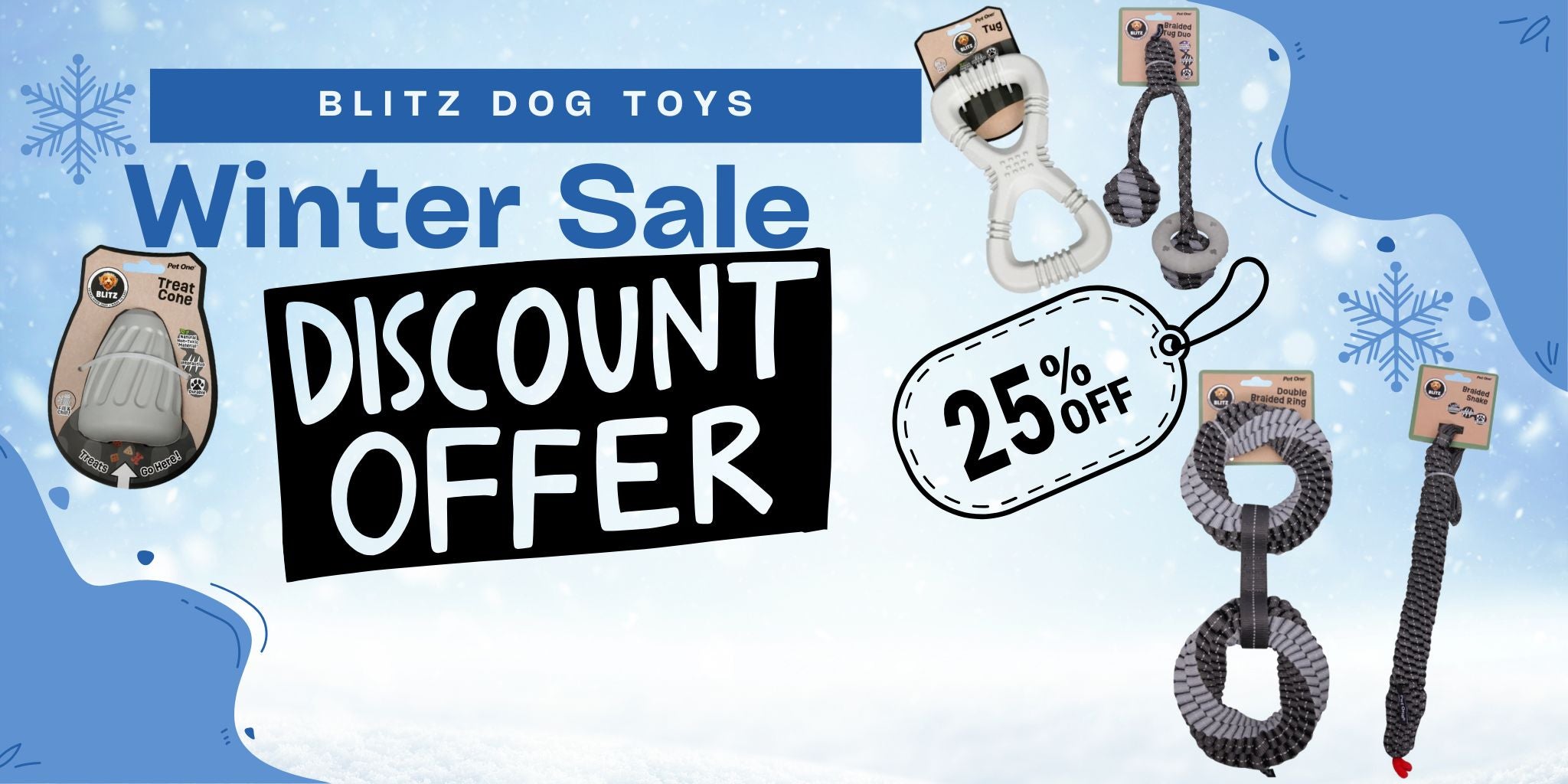 Pet One Blitz Dog Toys Mobile Banner