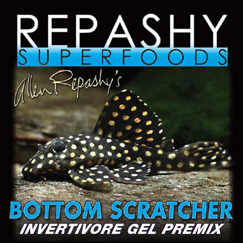 Repashy Bottom Scratcher Gel, Bottom Feeder food, Superfood for fish, Gel Premix fish food, Pet Essentials Warehouse, Poster