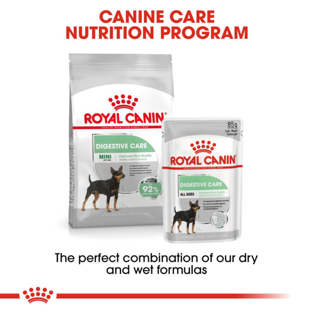 Royal Canin Mini Digestive Care Dry Dog Food, Digestive Care food, Improves stools in small dogs, Small dog Digestion, Pet Essentials Warehouse