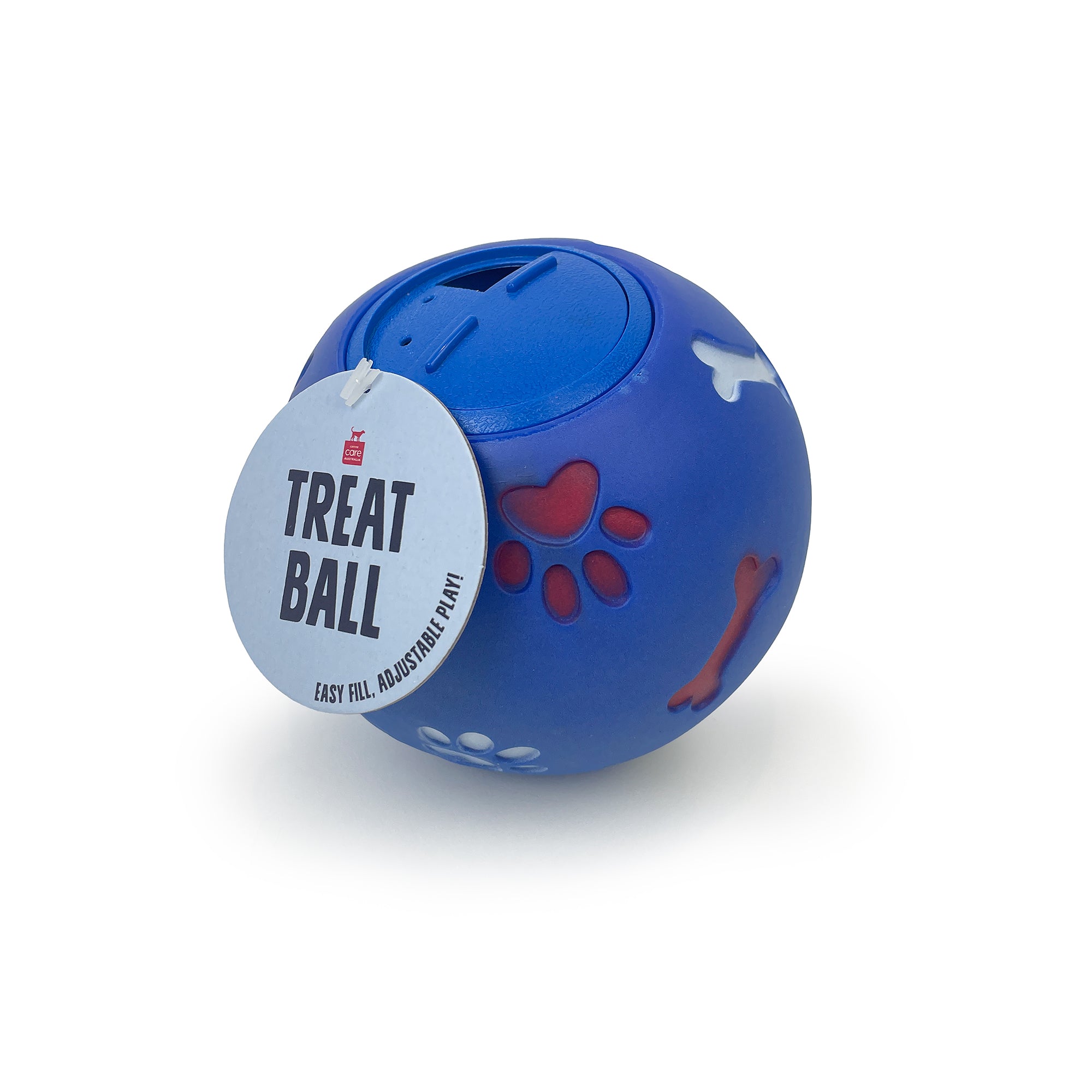 Canine Care Treat Ball Dog Toy, Treat dispensing ball, pet essentials warehosue