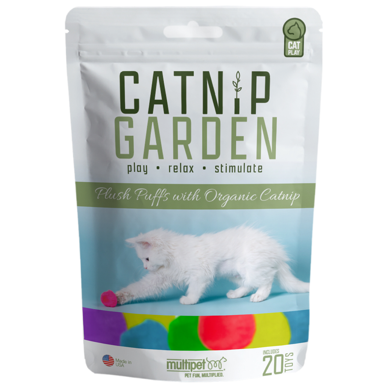 Catnip Garden Catnip Puffs, Catnip cat toys, Pet Essentials Warehouse
