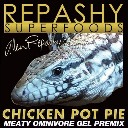 Repashy Chicken Pot Pie, Reptile food, gel premix, Pet Essentials Napier, Poster