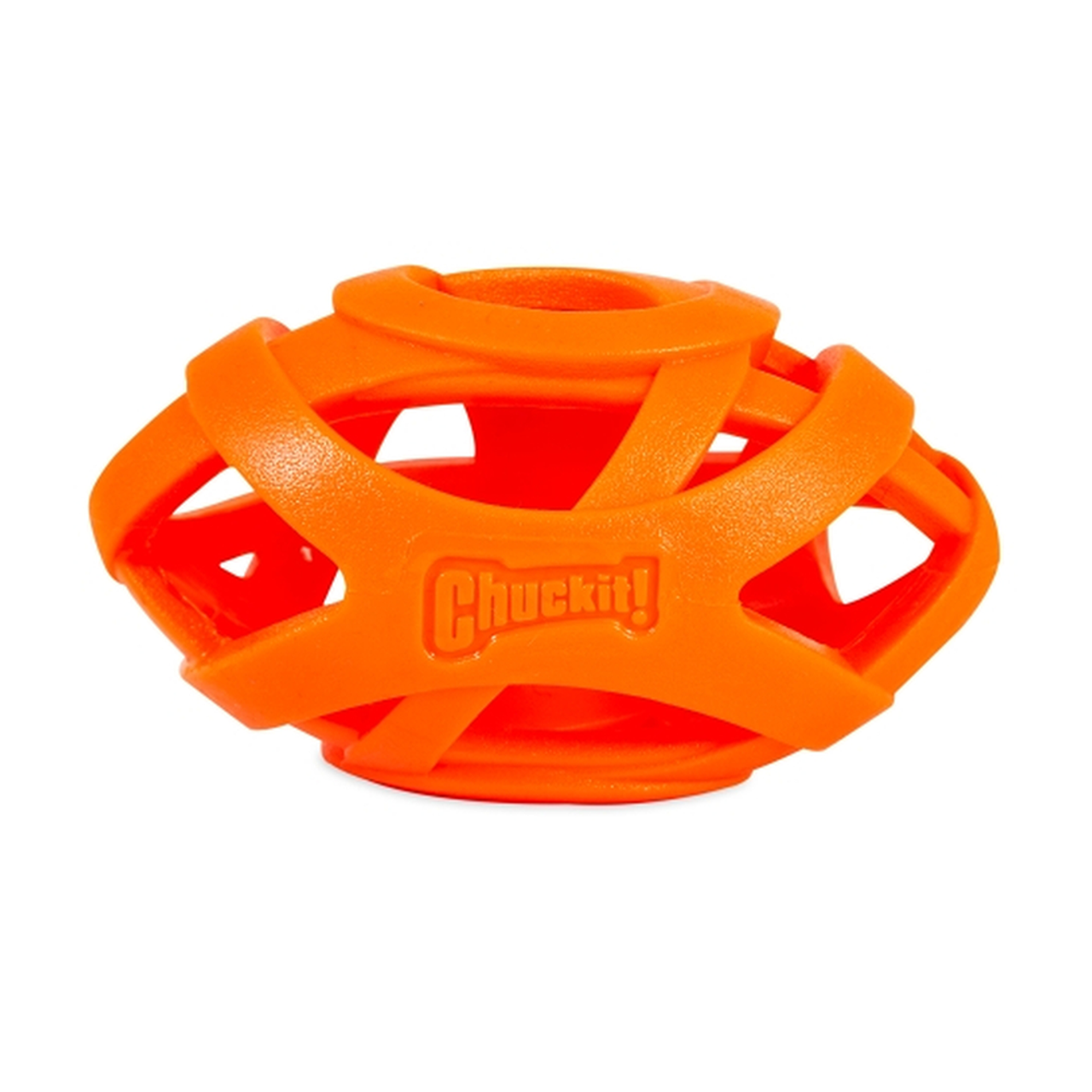 Chuckit! Breathe Right Football Dog Toy orange, pet essentials warehouse