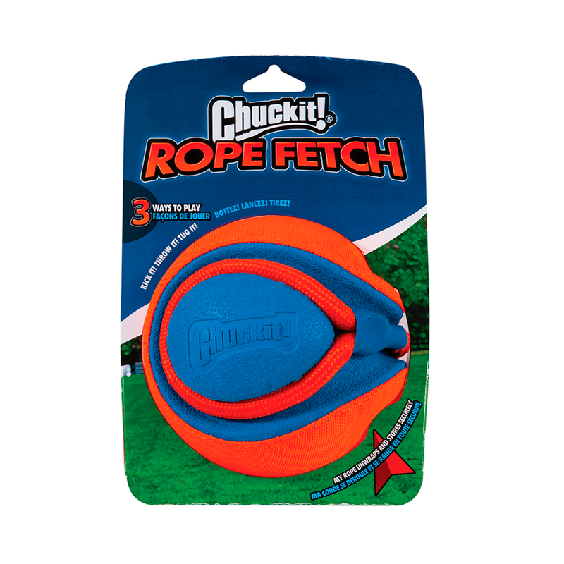 Chuckit! Rope Fetch in packaging Dog Toy, pet essentials warehouse