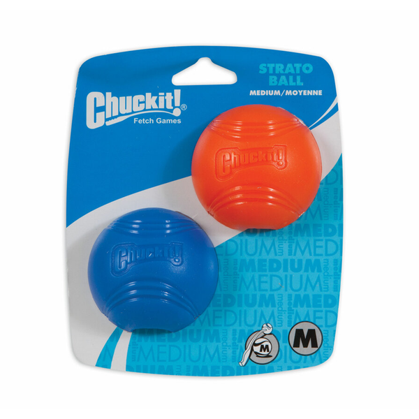 Chuckit! Strato Hi-Bounce Ball Medium Twin Pack, Chuckit NZ, Pet Essentials Warehouse